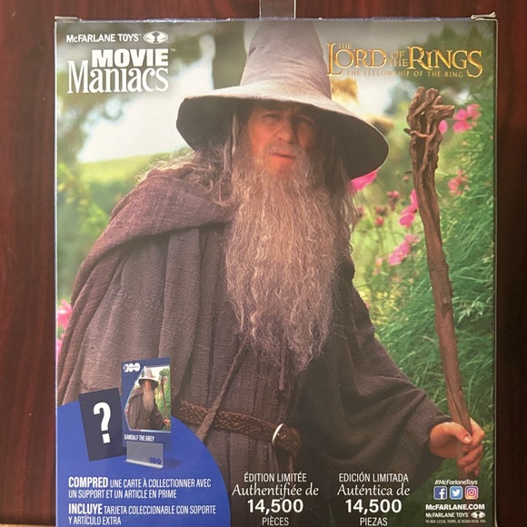 McFarlane Toys Other - Gandalf the Grey Action Figure by Warner Bros  Lord of the Rings